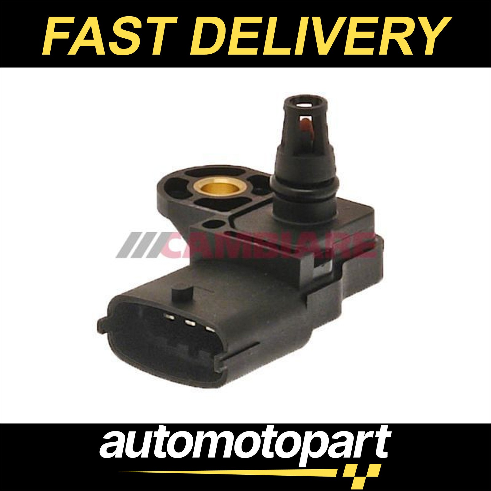 MAP Sensor fits FIAT FIORINO 225 1.3D 2007 on Manifold Pressure Cambiare Quality - Image 46
