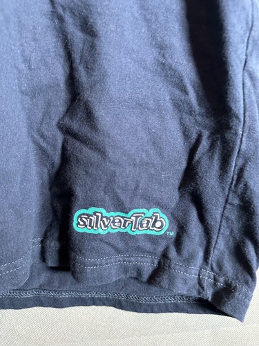 Vintage SilverTab Shirt Mens Large Ringer Skate Streetwear 90s - Picture 2 of 4