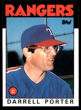 Darrell Porter 1986 Topps Traded #88T Rangers MLB READ FREE SHIP AutographDen