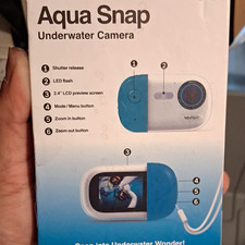 Vivitar Aqua Snap Aqua Snap Underwater Camera 2.4 in LCD Blue/White