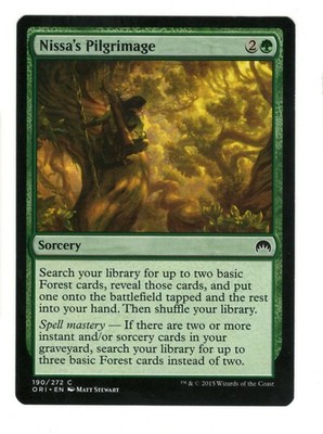 Nissa's Pilgrimage 190 Common Magic Origins Magic: The Gathering Near Mint