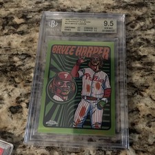2024 Topps Chrome Ultraviolet All-Stars Bryce Harper #UV-7 Phillies BGS 9.5