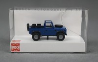Busch 54393 H0,1:87 Land Rover Defender 90 Offen, Blau, Neuheit 2026!