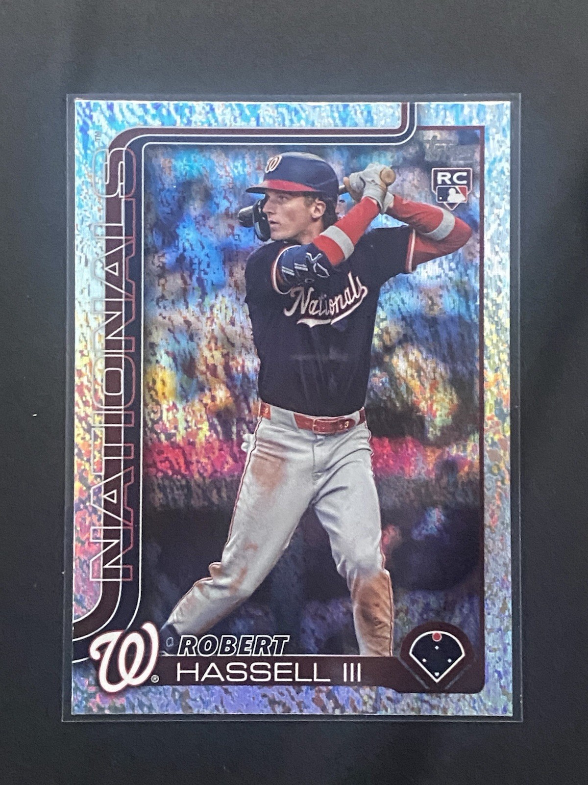 2025 Topps Update Robert Hassell III Silver Foilboard Rookie RC #US109 | Nats