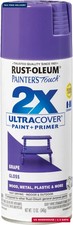 Rust-Oleum 249113 Painter's Touch 2X Ultra Cover Spray Paint, 12 oz, Gloss Grape