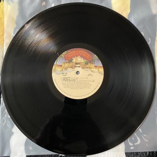 KISS Alive LP SET NBLP 7020-798 Camel Desert Labels EX/VG+ - Picture 7 of 15