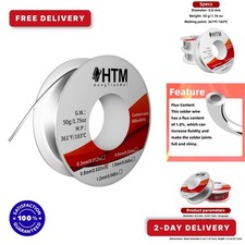 HengTianMei 60/40 Low Melt Tin Lead Rosin Core Solder Wire 0.8mm 50g