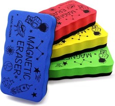 Dry Erase Eraser, Magnetic Whiteboard Eraser 4 Pack White Board Erasers, Dry