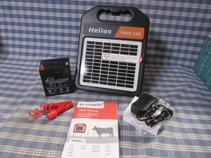 Andmon Helios MINI 160 Solar Powered Electric Fence Charger/Energizer FREE SHIP.