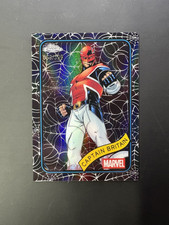 2025 Topps Chrome Marvel #151 Captain Britain Spider Web Refractor /399