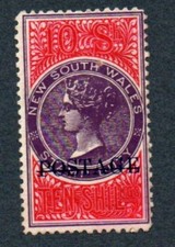 1886 NSW New South Wales Australia Stamp Scott# 73 Mint Unused Postage Overprint
