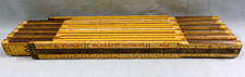 Vintage Stanley Zig Zag 72 Folding Ruler #X-2...