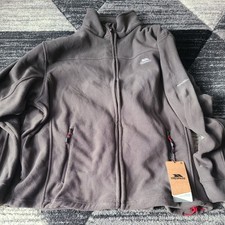 Trespass Mens Bernal Full Zip Up Sueded Fleece Jacket Coat Zip Pockets AT 300