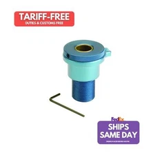 Ford M-7554-A, One Blue Aluminum Firewall Clutch Cable Adjuster Performance Part