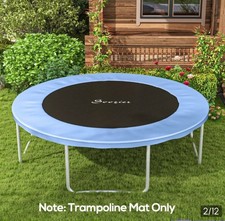 Soozier Trampoline Replacement Mat, Fits 14' Trampoline w/ 80 V-Hooks