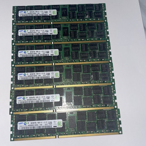 Lot 20 Mixed Micron/Samsung/Kingston 16GB DDR3 ECC Server RAM PC3-12800R/10600 - Picture 10 of 12