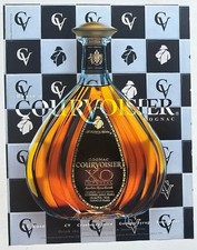 COURVOISIER COGNAC - 2000s Full page UK magazine ad print ad