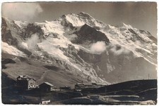 Switzerland RPPC Postcard Kleine Scheidegg Mountain Pass Swiss Alps Vintage UNP
