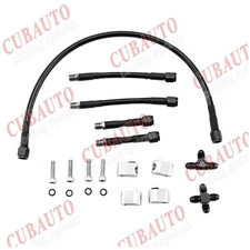 4-Corner Coolant Steam Port Crossover Hose Kit Fit LS3 LS1 4.8 5.3 5.7 6.0 6.2