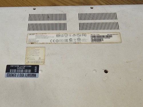 Acer Chromebook CB5-571 ZRF White with Power Lead - PART WORKING - Picture 5 of 8