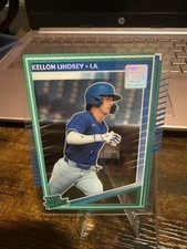 2025 Panini Donruss Baseball CLEARLY RATED PROSPECT Kellon Lindsey Card #191