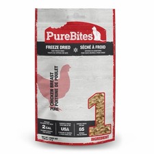 PureBites Freeze Dried Chicken Breast Cat Treats, 1 Ingredient, Adult