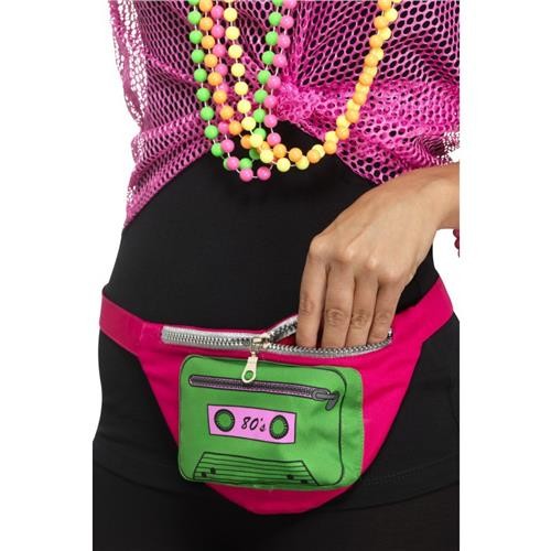 Borsa da bumbat color multa Festival anni '80/80 accessorio abito elegante - Foto 1 di 3