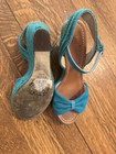 Kate Spade Aqua Blue Wedge Espadrille Size 6.5 — photo 3
