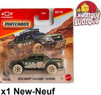 Matchbox 2016 Chevy Colorado Extreme 4X4 Pick-Up Container GrüN Schlamm 05/125