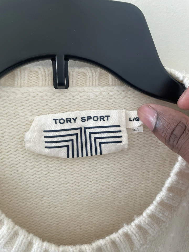 Suéter Pullover Tenis Tory Burch Sport Little Grumps Pixel Talla Mujer Grande Foto 2 de 4