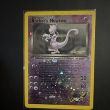 Pokémon Rocket's Mewtwo Best of Game Winner Holo Promo Psychic 70 HP #8 on eBay