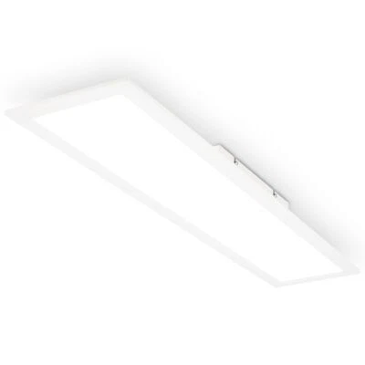 BRILO Bad LED Deckenleuchte IP44 Badlampe Deckenpanel Spritzwasserschutz 78cm Weiß