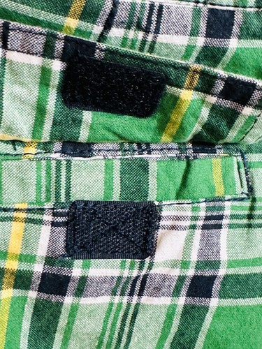 Crazy 8 Green Blue Plaid Cargo Shorts Size 4 Boys NWT - Picture 6 of 15
