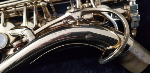 Etude EAS-200 Student Series Alto Saxophone Lacquer w Hard Case - Picture 3 of 13