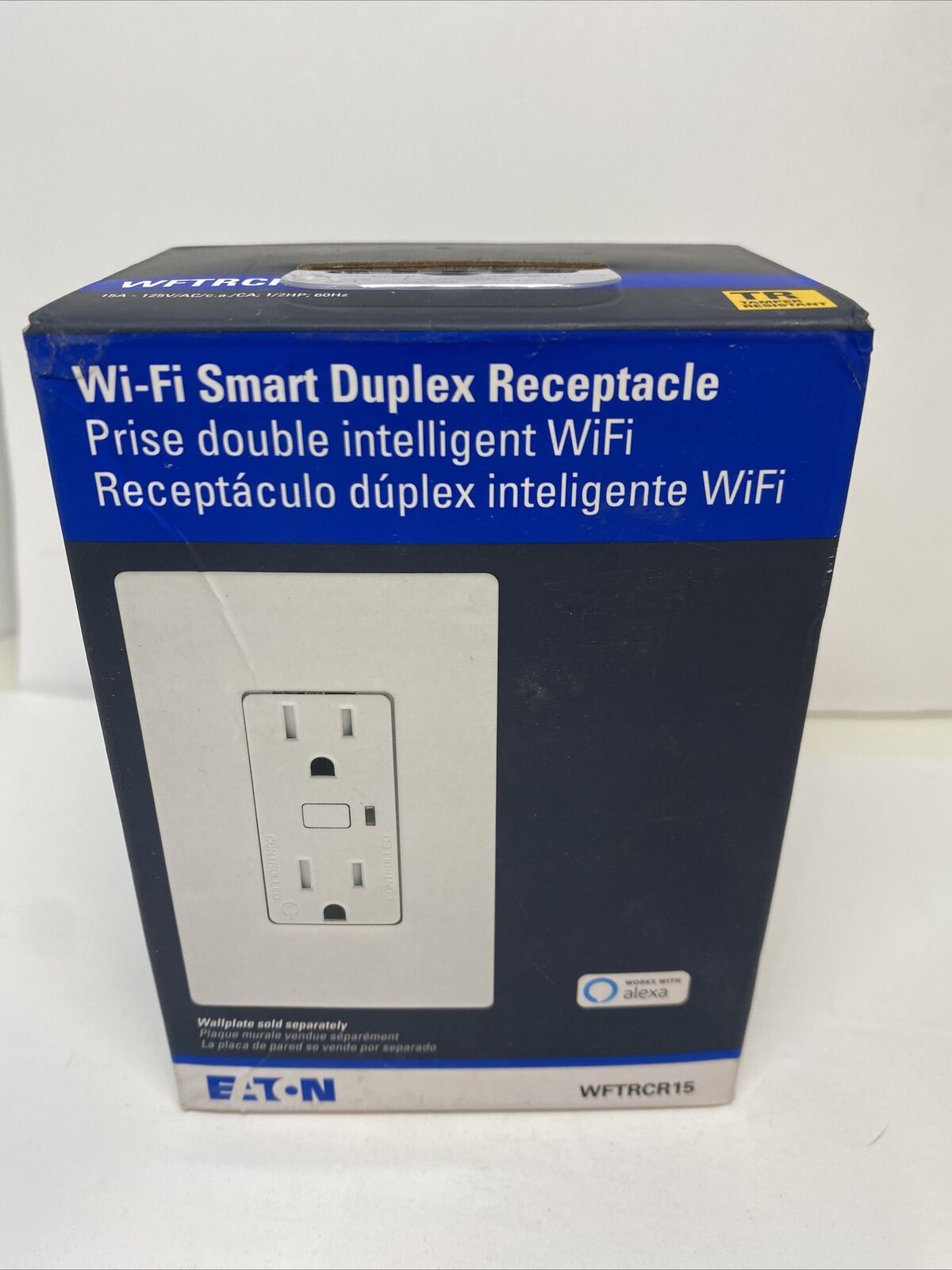 Eaton Accessory WI-FI Smart Duplex Receptacle WFTRCR15-W