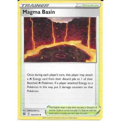 MAGMABECKEN - UNCOMMON - BRILLANTE STERNE - POKEMON KARTE - 144/172