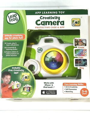 Leap Frog Creative Protective Camera Case and APP Unisex Child Learning Toy NIB
