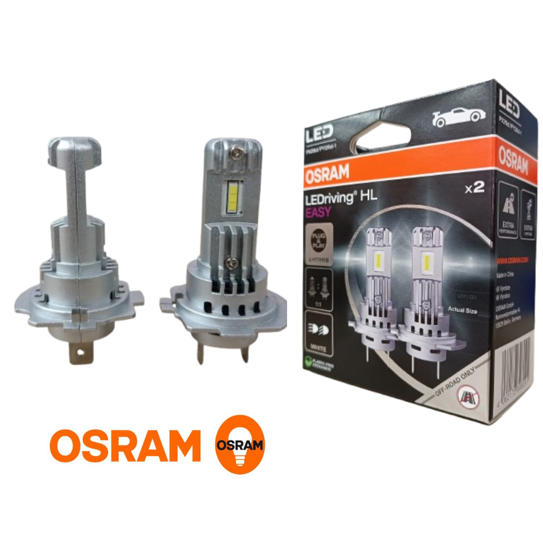 KIT 2 LAMPADE OSRAM H7 H18 LED GEN.2 6000K LUCE BIANCA NO ADATTATORI