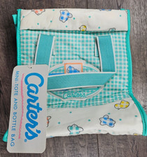 Vintage Carter's Brand NEW Farm Animals Mini Tote Diaper Bottle Bag