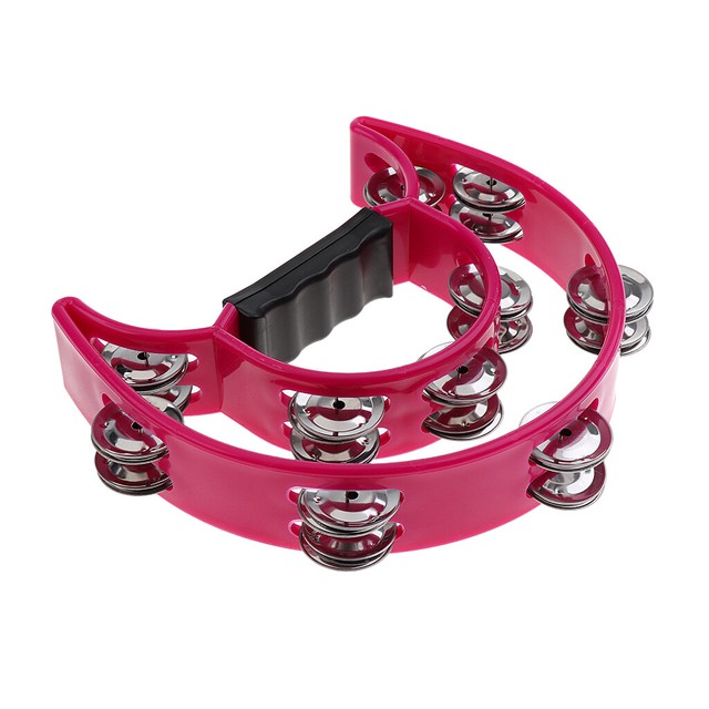 7 Color Music Rattle Musical Tambourine Shaker Musical Instrument Drum