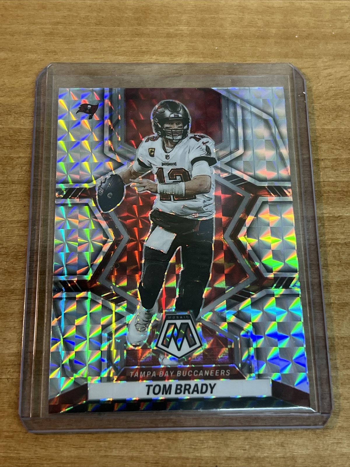 Tom Brady SILVER Mosaic 2022 Panini Mosaic PRIZM #182 Tampa Bay Buccaneers NFL
