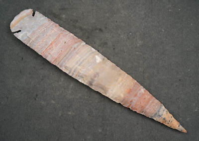 Great Lines 8.9'' Flint Spearhead Point Knife Blade Tool Arrowhead I-193