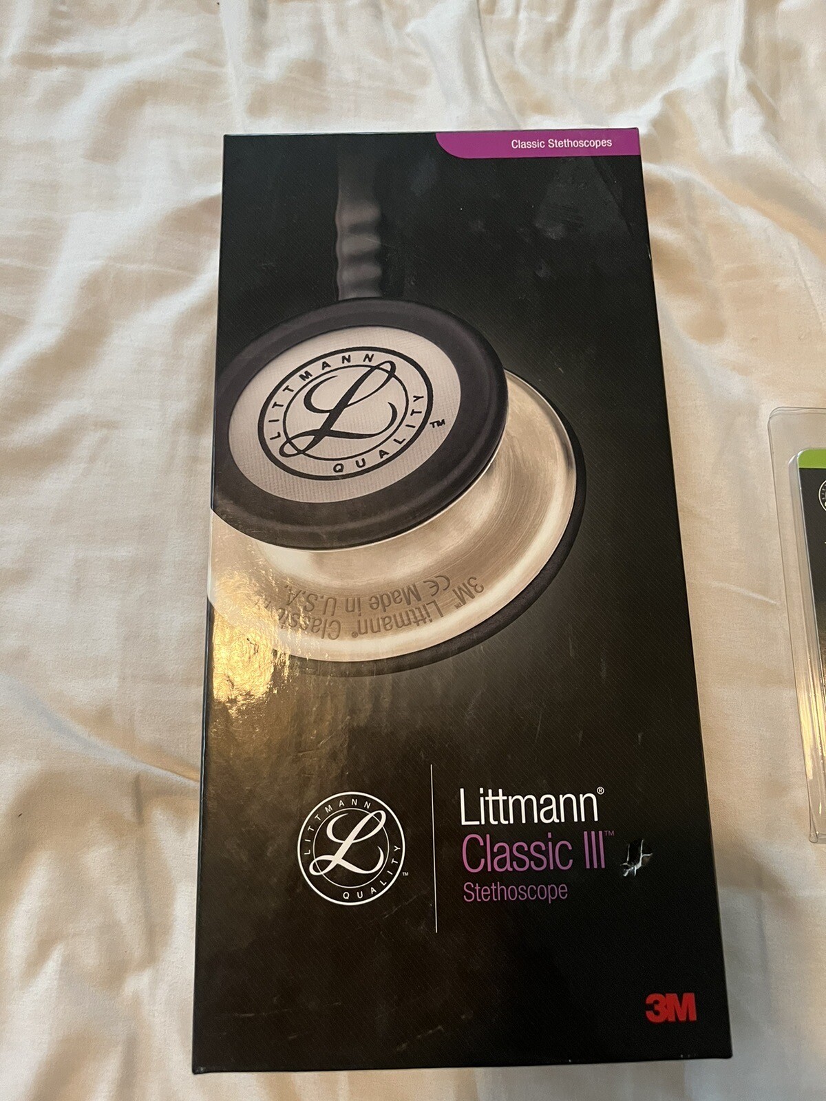 Littmann 5870 Classic III Monitoring Stethoscope Black With Rainbow