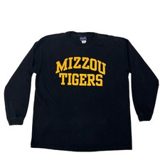 Missouri Tigers Sweatshirt Mens XL Black Jansport Fleece NCAA Mizzou Stitched