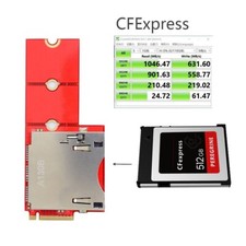 CF Express Type B to M.2 NGFF NVMe M-key Extension Adapter CFexpress Card Reader