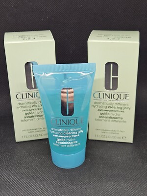 Clinique Dramatically Different Hydrating Clearing Jelly 1 Fl. oz (LOT OF 2)