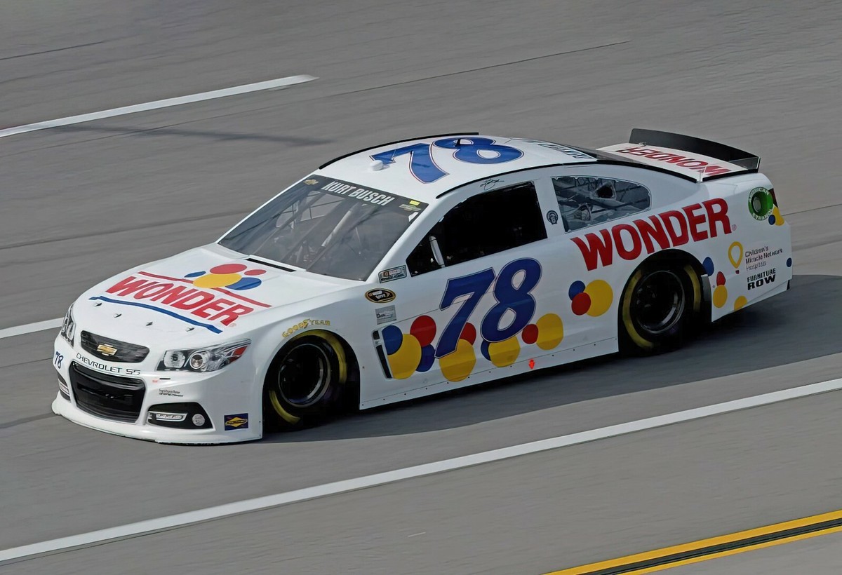 Kurt Busch #78 Wonder Bread NASCAR 13x19 Poster Gloss Photo Print