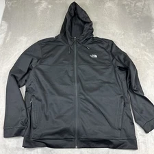 The North Face TNF Tech  Full Zip Hooded Tech Jacket Men's Size XXL Black
