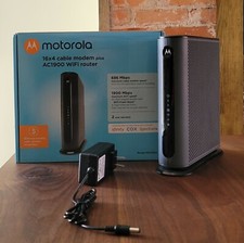 Motorola 16x4 Cable Modem Plus AC1900 WiFi Router