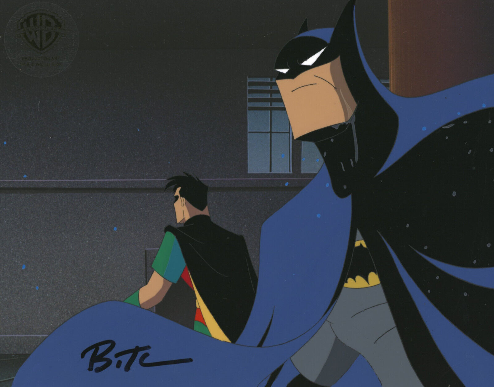 Batman Animated Series Original Prod Cel-Batman/Robin-Deep Freeze-Signed by  Timm | eBay